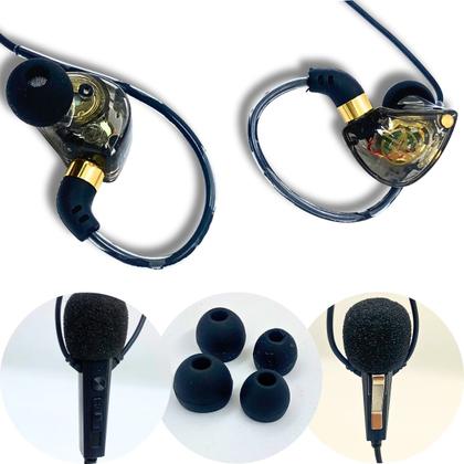 Imagem de Fone In Ear Monitor Retorno de Palco com Microfone Áudio HD