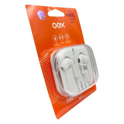 Imagem de Fone OEX Sync Type-c Branco