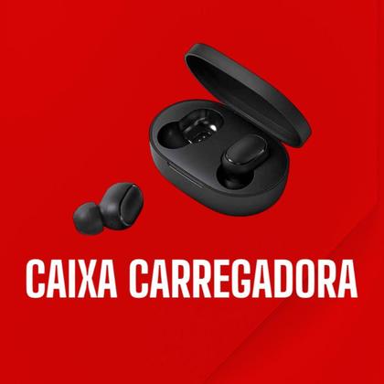 Imagem de Fone Ouvido Bluetooth In-Ear Preto Compatível Com A02
