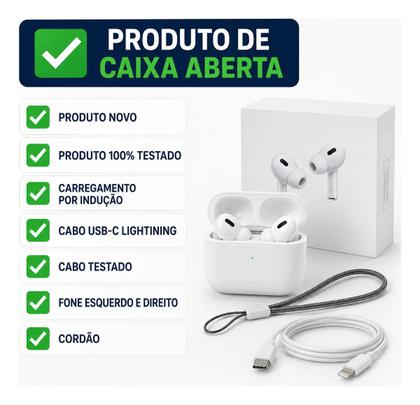 Imagem de Fone Ouvido Bluetooth Pró Anc Compatível C/iphone e Android C/ Borrachinha
