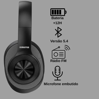 Imagem de Fone Ouvido Headphone Bass Xtreme K88 Bluetooth 5.4 Kimaster