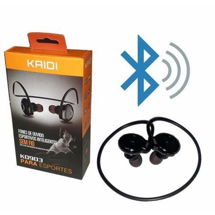 Imagem de Fone Ouvido Kaidi Bluetooth Esportivos Inteligentes Kd-903