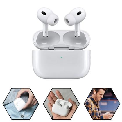 Imagem de Fone Ouvido Sem Fio Bluetooth 5.3 Compativel iPhone 16 15 14 13 12 11 Air Pró Cancelamento de Ruído