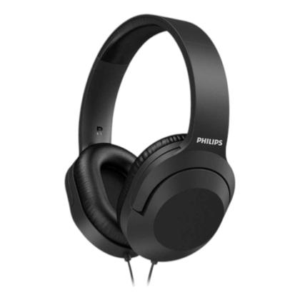 Imagem de Fone Philips Over Ear TAH2005BK P2 3.5mm Preto Som Estéreo, Conforto Prolongado, Cabo 2m, Graves potentes Headphone Leve p/ PC, Celular, Tablet, TV