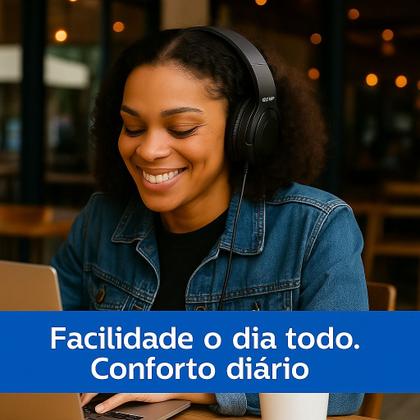 Imagem de Fone Philips Over Ear TAH2005BK P2 3.5mm Preto Som Estéreo, Conforto Prolongado, Cabo 2m, Graves potentes Headphone Leve p/ PC, Celular, Tablet, TV