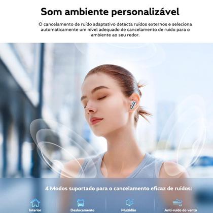Imagem de Fone QCY N50 ANC Bluetooth 5.4 Multiponto IPX4