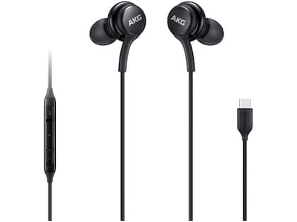 Fone Samsung AKG USB tipo-C com fio e controles