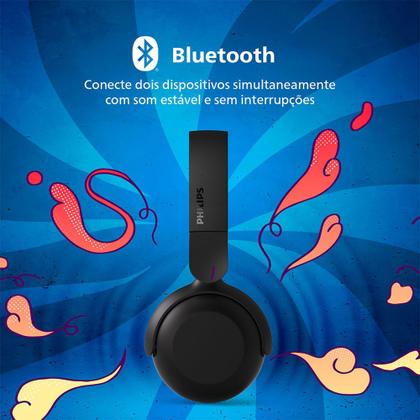 Imagem de Fone Sem Fio Philips Tah2209bk Headphone Bluetooth Preto