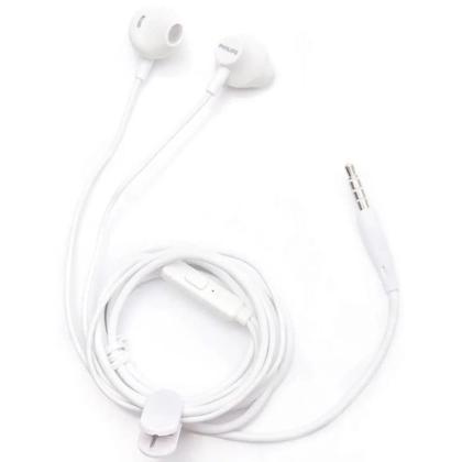 Imagem de Fone Taue101 Intra-Auricular Philips Com Microfone Branco