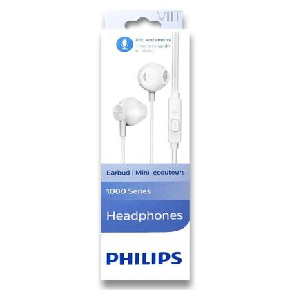 Imagem de Fone Taue101 Intra-Auricular Philips Com Microfone Branco