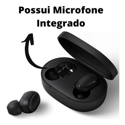 Imagem de Fones Bluetooth Preto Caixinha Para Moto Edge 30