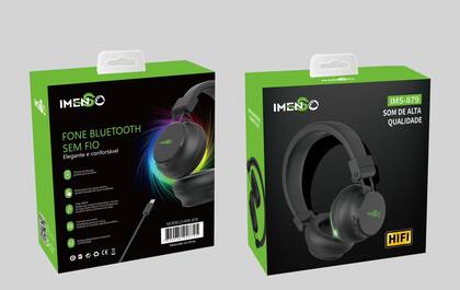 Imagem de Fones de Ouvido Bluetooth 55 Horas de Duração de Bateria Imenso Ims-879