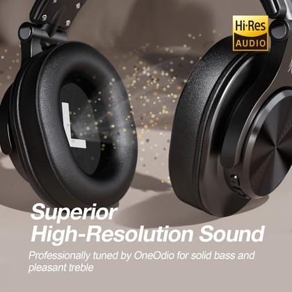 Imagem de Fones de Ouvido Bluetooth Over Ear OneOdio A70 - 72 Horas de Reprodução