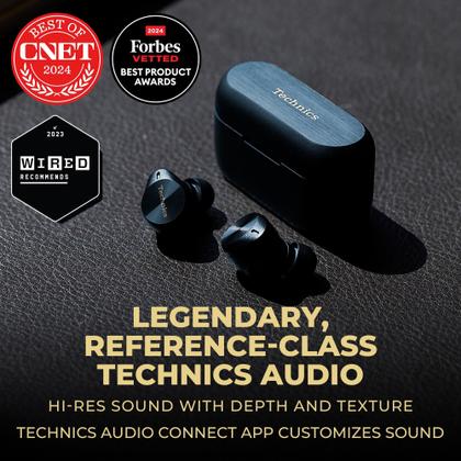 Technics AZ80 ブラック Technics EAH-AZ80 – Fones de Ouvido True Wireless com Cancelamento