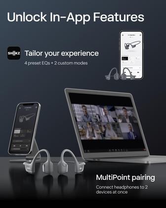 Fones de Ouvido Esportivos Shokz OpenRun Pro 2 Mini - Bluetooth