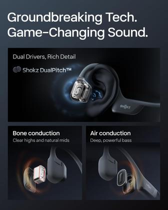 Fones de Ouvido Esportivos Shokz OpenRun Pro 2 Mini - Bluetooth