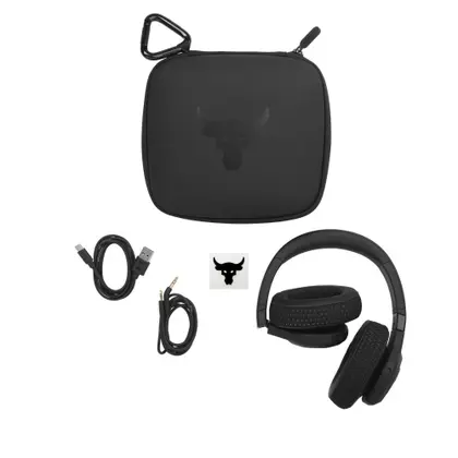 ヘッドホン Under Armour SPORT WIRELESS PROJECT ROCK ノイズキャンセリング機能と長時間再生を実現したオーバーイヤー