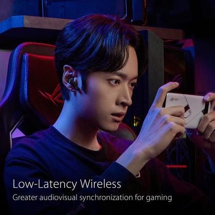 Imagem de Fones de Ouvido Gamer ASUS ROG Cetra True Wireless com ANC - Preto