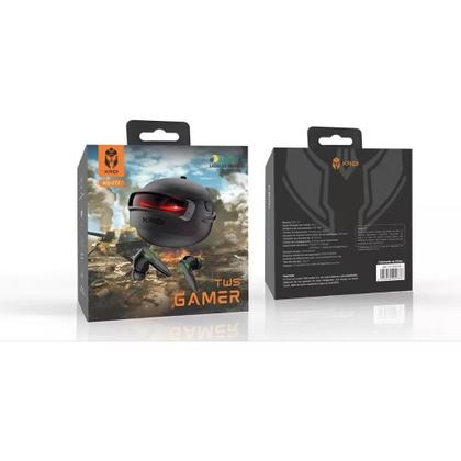 Imagem de Fones De Ouvido Gamer Sem Fio Bluetooth Gaming Fone Som Estéreo Alta Fidelidade Display LED HD Com Microfone