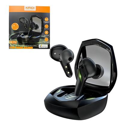 Imagem de Fones De Ouvido Gamer Sem Fio Bluetooth Gaming Fone Som Estéreo Alta Fidelidade Display LED HD Com Microfone