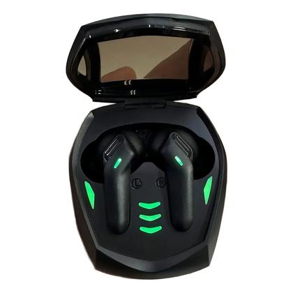 Imagem de Fones De Ouvido Gamer Sem Fio Bluetooth Gaming Fone Som Estéreo Alta Fidelidade Display LED HD Com Microfone