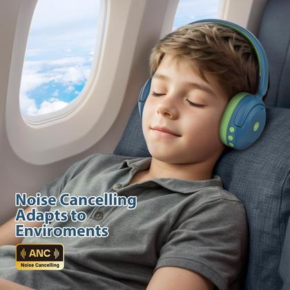 Imagem de Fones de ouvido iClever BTH20 Active Noise Cancelling Kids 60H Play