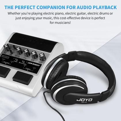 Imagem de Fones de ouvido JOYO JMH-04 Over Ear Wired Studio com conector de 6,35 mm