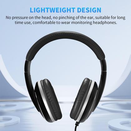 Imagem de Fones de ouvido JOYO JMH-04 Over Ear Wired Studio com conector de 6,35 mm