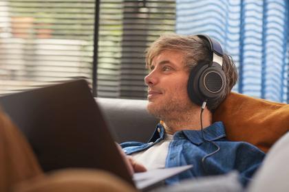 Fones de Ouvido PHILIPS SHP9600 Over-Ear Abertos com Fio - Fone de