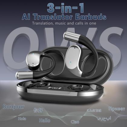 Imagem de Fones de ouvido sem fio de tradução Srotek Language Translator