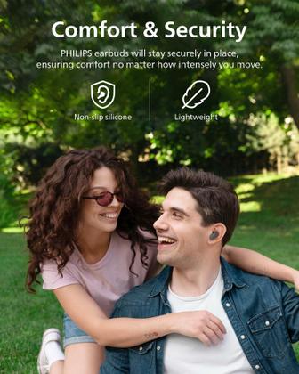 Imagem de Fones de ouvido sem fio PHILIPS TAT3519 True Wireless com cancelamento de ruído.