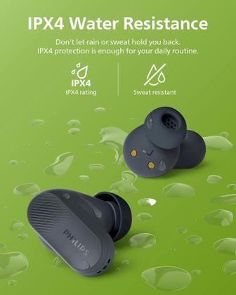 Imagem de Fones de ouvido sem fio PHILIPS TAT3519 True Wireless com cancelamento de ruído.