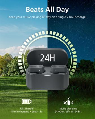 Imagem de Fones de ouvido sem fio PHILIPS TAT3519 True Wireless com cancelamento de ruído.