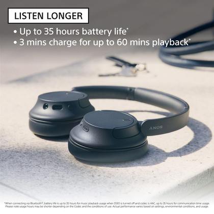 Fones de ouvido sem fio Sony WH-CH720N com cancelamento de ruído