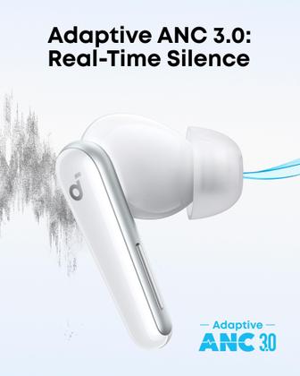 soundcore Liberty 5 ホワイト Fones de ouvido sem fio Soundcore Liberty 5 da Anker com