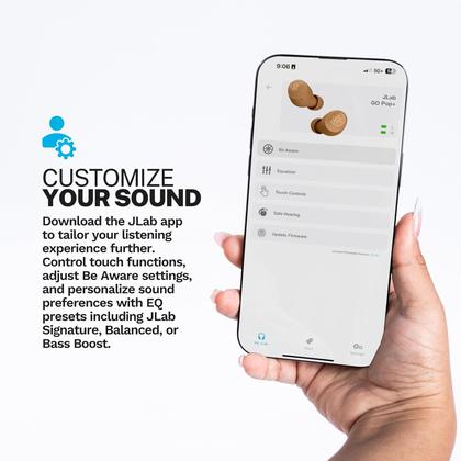 Imagem de Fones de ouvido sem fio True JLab Go Air Tones+Bluetooth 5.1