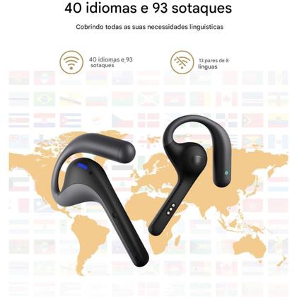 Fones de ouvido tradutor Timekettle W4 Pro AI Interprete - Fone de