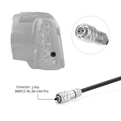 Imagem de Fonte AC Mini XLR 2Pin 12V Blackmagic Pocket 4K G2 e 6K Pro