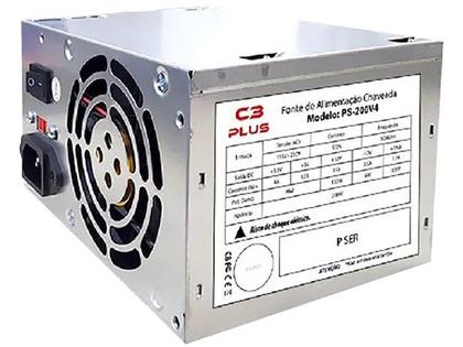 Imagem de Fonte alim atx 200w reais sata ps-200v4 s/cabo c3 plus