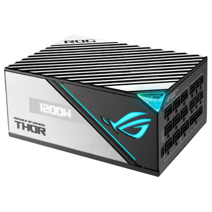 Imagem de Fonte ASUS ROG Thor 1200P2, 1200W, 80 Plus Platinum, Modular, PFC Ativo, Sem Cabo, Preto - 90YE00L0-B0BA00