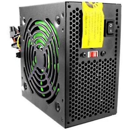 Imagem de Fonte Atx 500w Reais Gamer Silenciosa Para Pc Bivolt 24 Pinos - Dex