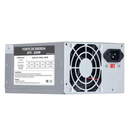 Imagem de Fonte Atx Vkoem 20+4 200w Real S- Cabo
