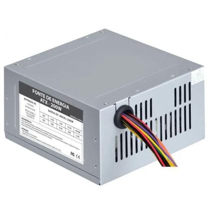 Imagem de Fonte Atx Vkoem 20+4 200w Real S- Cabo