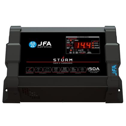 Imagem de Fonte Automotiva Carregador Bateria Bivolt Digital Cca Storm Plus JFA