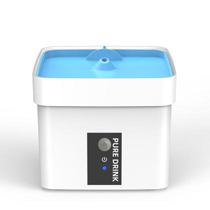 Imagem de Fonte Bebedouro Agua Automatico Sensor Movimento 1,5 Litros Animais Gato Pet Caes Cachorro Filtro Limpeza Purifica Silencioso Hidrataçao Animais Bichi