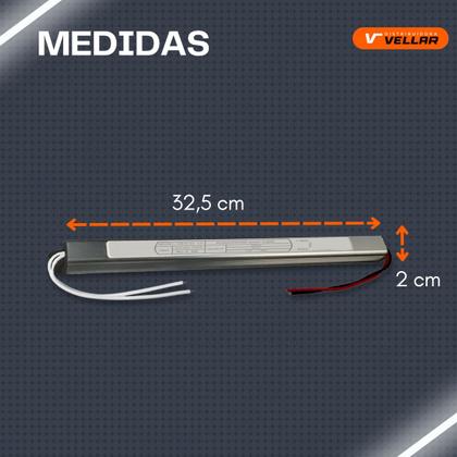 Imagem de Fonte Blindada Slim Ip65 6a 12v 72w Prova D Água Bivolt P/ Fita de Led