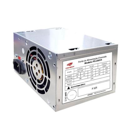 Imagem de Fonte C3Tech PS-200V4, 200W, ATX, Bivolt, Prata - PS-200V4