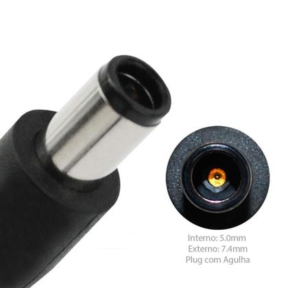 Imagem de Fonte Carregador 65W Compatível com Notebook HP Pavilion DV5 dv5z-1100 - OEM