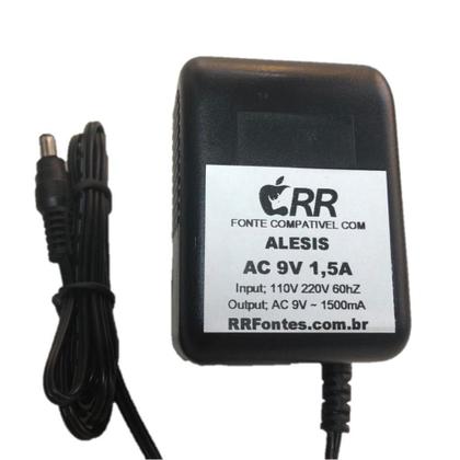 Imagem de Fonte carregador 9Vac para bateria eletrônica Alesis Dm-10 modelo DMX01USB