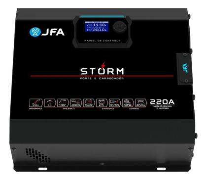 Imagem de Fonte Carregador Automotiva 220a Jfa Storm Plus Bivolt Automático